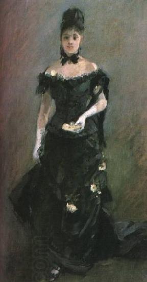 Berthe Morisot Avant le theatre China oil painting art